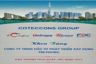 Coteccons Group khen tặng